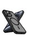 iPhone 15 Pro Max Case Magsafe Airbag Camera Raised Silicone Matte Anti-Fingerprint Senk - 3