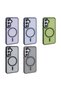 Galaxy S24 Case Magsafe Supported Camera Raised Silicone Matte Anti-Fingerprint Tkng - 3