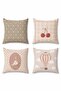 Abstract Duck Patterned 4-Piece Children's and Baby Pillowcase Set - 3