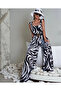 Women's Strappy Square Collar Beltless Long Single Jersey Jumpsuit - 3