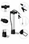 Hand Pump - Bicycle Pump - Ball Inflator Pump - Inflatable Products Air Pump - Motorcycle Pump - Tire Pump - Pilates Ball Pump 30 Cm. - 4