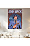 John Wick Wall Covering Wall Tapestry First Quality Satin Fabric Poster - 2