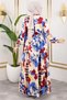 Buy Tunic Hijab Dress Indigo - 4