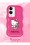 Vivo Y19 Compatible Case Camera Protector Red Silicone Couple Phone Case Kitty Pattern - 2