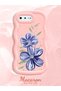 iPhone 7 Plus Compatible Case Camera Protector Pink Silicone Couple Phone Case Floral Pattern - 2