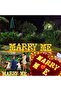 "MARRY ME" Alphabet LED Marquee Letter Battery Operated White 22cm ( Battery Included )