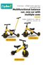 3-in-1 Kids Tricycle, Toddler Trike Bike - Perfect Ride-On Tricycles with Removable Parent Han - 6