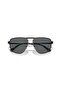 Men's Pilot Sunglasses, Black - 2
