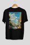 Barcelona Spain 2 Black Oversize Country City Back Printed Unisex T-Shirt 100% Cotton Premium