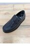 Men's Summer Shoes Genuine Inner and Outer Leather Light Sole Laceless and Orthopedic Black Color Flat Sole - 7