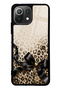 Xiaomi Mi 11 Lite Golden Leopard Bow Design Glossy Phone Case