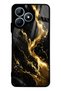 Realme Note 50 Obsidian Gold Flow Design Glossy Phone Case