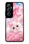 Realme C65 Cupid Cloud Kitty Design Glossy Phone Case