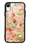 iPhone Xr Blush Matcha Garden Design Glossy Phone Case