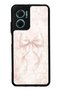Xiaomi Redmi Note 11E Glossy Phone Case with Blush Pearl Bow Design