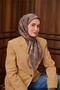 وشاح حرير تويل 11487-12 مينك - 4