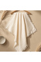 Lumière Luxury 4 Layer Organic Cotton Muslin Blanket - Breathable Soft Textured Bohemian Style with Tassels for Baby