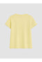 Lcwaikiki Basic Yellow Crew Neck Women's T-Shirt - 3