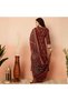 Maroon Viscose Cotton Salwar Kameez Dupatta - ALV2010 | Maroon-Size:(S-36-Inches) - 4