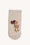 Bear Printed Seamless 5-Piece Cotton Long Mixed Socks for Baby Girl H9224A5Ns - 5