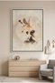 Whimsical Bunny Girl Kids Wall Art | Portrait Framed Canvas Print | Luxury Modern Decor for Kids Room
