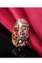 Deyatt Round Cut Cubic Zircon Stone High Polished Iced Lab Created Diamond Wedding Band Eternity Ring for Men and Women - 4