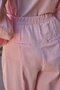 Wide Leg Şile Cloth Trousers Dusty Pink - 5
