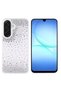 Galaxy A26 Case Camera Raised Silvery Drop Stone Silicone Shrp