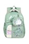 Twill Transparent Patterned Sweet Cute Girl Nursery Kindergarten Preschool Bag with Small Mini Wallet Gift - 3