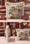 Vintage Rose Stylish Fringed Pillowcase - Nostalgic Country Cream Mink Tassel Throw Pillow Cover - 5