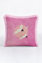 Elegant Japanese Crane Pattern Fringed Pillowcase - Far Eastern Bohemian Cream Pink Tassel Throw Pillow Cover - 5