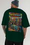 Amsterdam Netherlands Green Oversize Country City Back Printed Unisex T-Shirt 100% Cotton Premium - 6