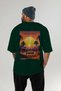 Moroccoo Morocco Green Oversize Country City Back Printed Unisex T-Shirt 100% Cotton Premium - 5