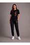 T-Shirt Sweatshirt 2-Piece Combination Thin Summer Sweat-Absorbing Leopard Heart Printed Women's / Girls'