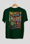 New York Usa Green Oversize Country City Back Printed Unisex T-Shirt 100% Cotton Premium