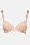 Women 3 Pieces Wide Strap Push Up Bra, Multicolor - 5