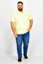 Men Classic Fit Short Sleeve Logo Print Polo T-shirt, Yellow - 4