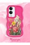 Vivo Y04S Compatible Case Camera Protector Red Silicone Couple Phone Case Floral Pattern - 2