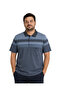 Melanj Indigo Polo Collar Short Sleeve Wind T-Shirt M-L-Xl-2Xl