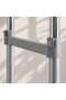 Rio Extendable Double Cloth Rack 89-152x44x94-170cm - Grey - 3