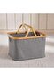 Kara Collapsible Storage Hamper with Handle 41x33x25cm - Natural - 5