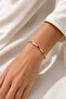 Lisse Rose Gold Bangle – Minimal Rose Gold Women's Bracelet - 3