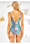 Stone-Detailed Double-Breasted Model Swimsuit - 3