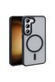 Galaxy S23 Case Magsafe Supported Camera Raised Silicone Matte Anti-Fingerprint Gzst - 2