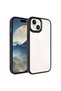 iPhone 15 Plus Case Transparent Back Face Camera Raised Silicone Gzst