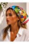 Colorful Face Motif Bandana and Scarf - 2