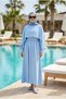 Women's Shawl-Looking Cape Detailed Hijab Dress - 2
