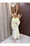Elin Cloak Detailed Brooched 3-Piece Set |   Yellow - 2