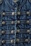 100% cotton buttoned denim jacket - 8