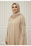 Elegant Bow-Embellished Minimalist Abaya-886 - 2
